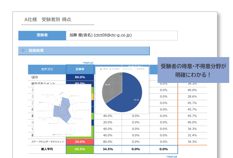 ITスキル診断サービス　個人レポート